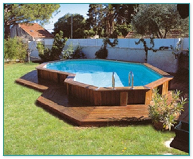 Simple Above Ground Swimming Pool Kits for Large Space