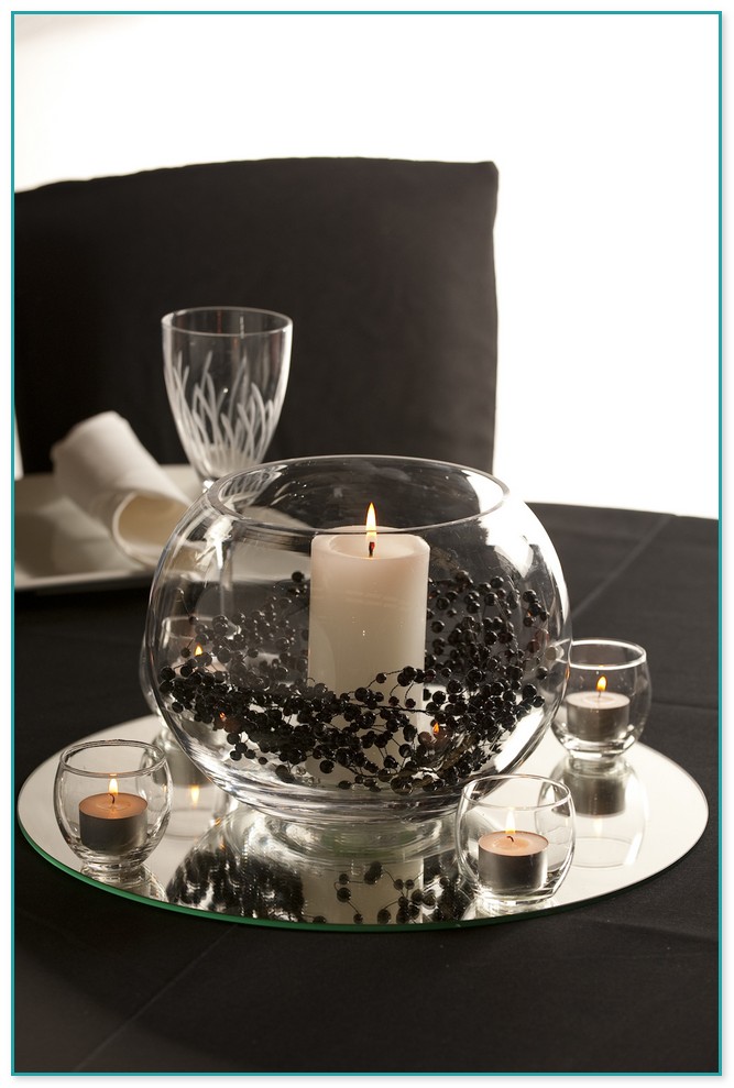 Glass Bowl Table Decorations 2