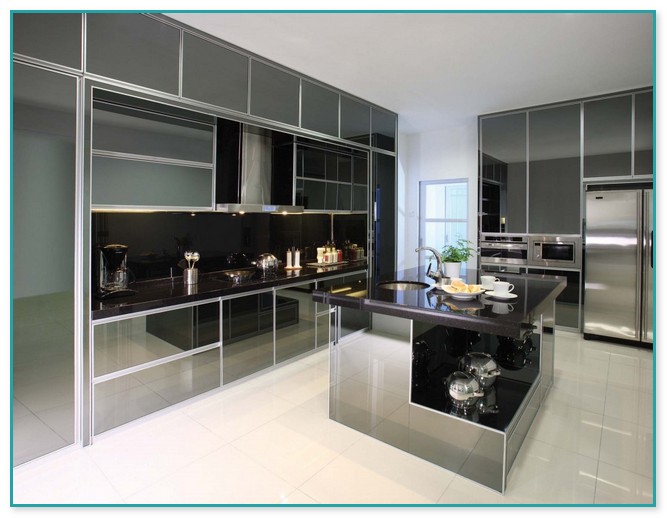 kitchen design in aluminium