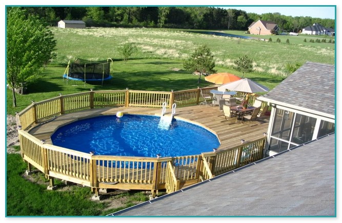 Above Ground Pool Fence Deck | Home Improvement